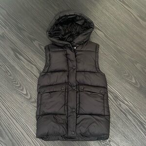 Girls ZARA Midi Puffer Vest